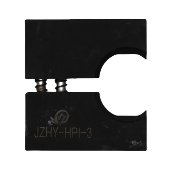 Close-up view of testing tool components