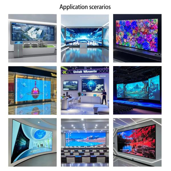 P0.9 P1.25 P1.5 COB LED Display 1000cd Brightness 3840Hz Refresh