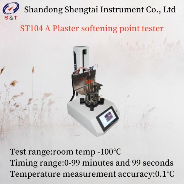 Power 220V laboratory Plaster Softening Point Tester automatic detection