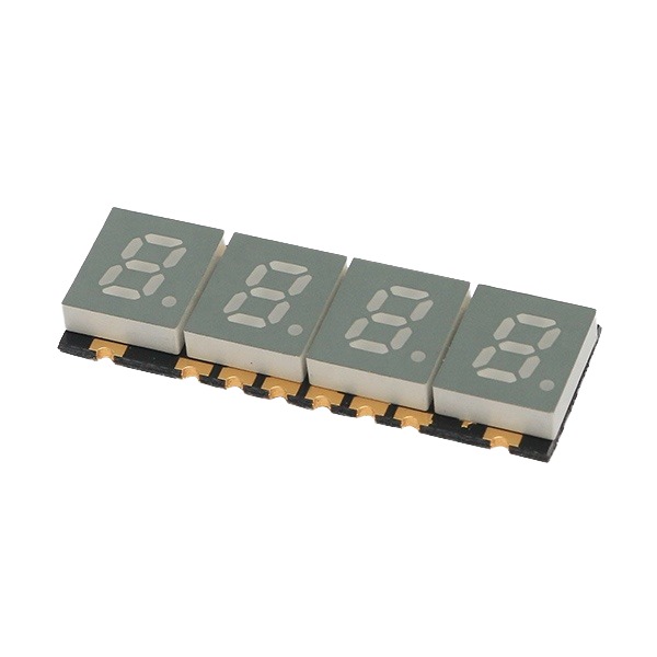 0.39 Inch 4 Digit SMD LED 7 Segment Display Digital Height 10mm Red Surface Color Ideal for Electronic Counters Timers and Display Equipment