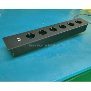 Flush Multimedia USB Desktop Usb Socket Embedded Box