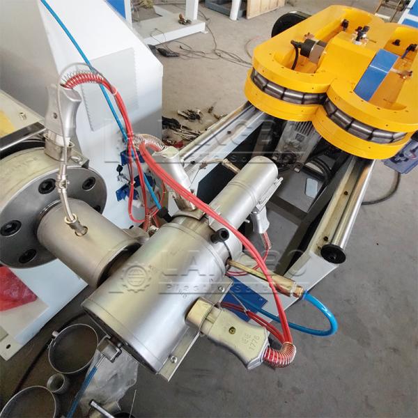 PVC Single Wall Corrugated Pipe Making Machine Plastic Extrusion Line