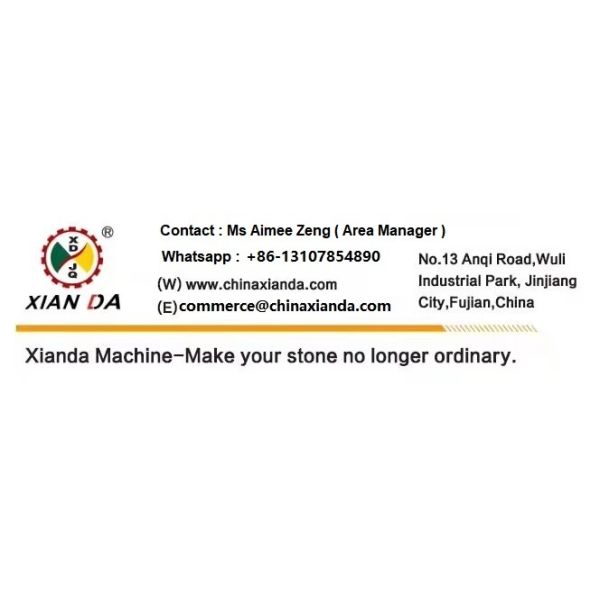 Stone cutting machinery product demonstration