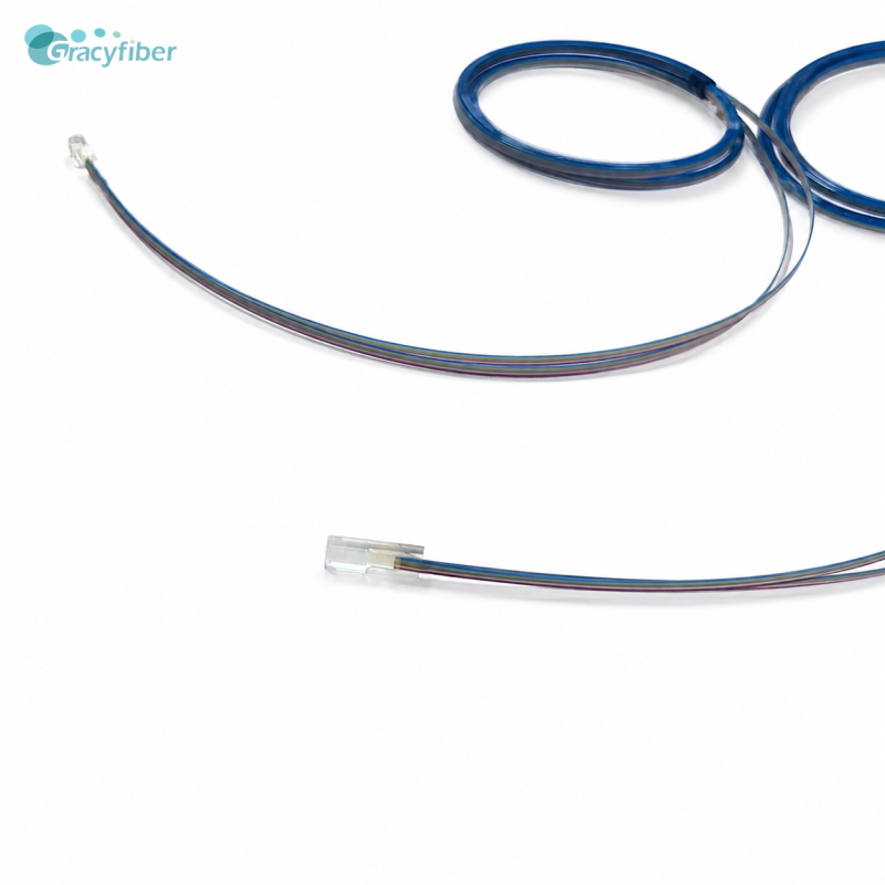 High Precision Axis Alignment PM Fiber Array Unit Low Insertion Loss High Channel Scalability