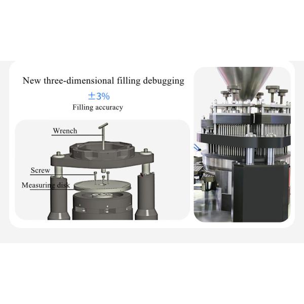 NJP-7800C Powder Capsule Filling Machine 000 Medicine Capsule Making Machine