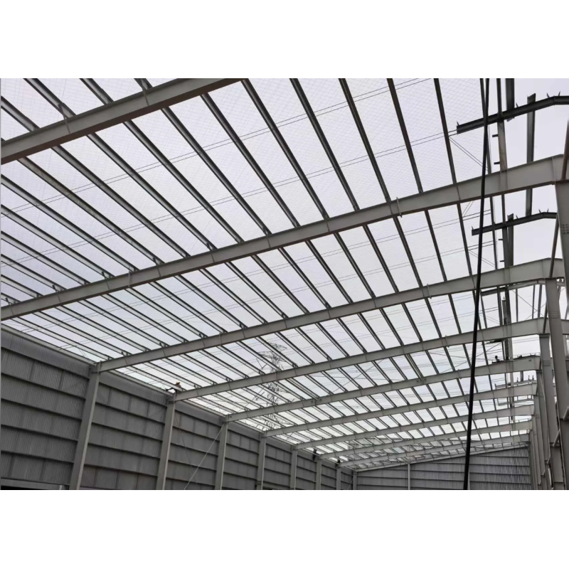 Prefabricated high-strength stable hot-rolled H-shaped steel structure framework building
