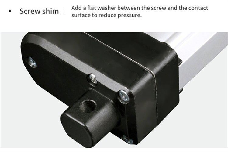 50mm Stroke 2000n Load 20mm/S Electric Linear Actuator 24V Low Noise