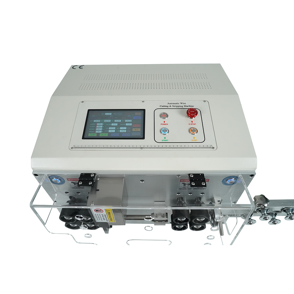 8 Wheel Cable Cutting Machine Automatic Copper Wire Cutting Machine High Speed