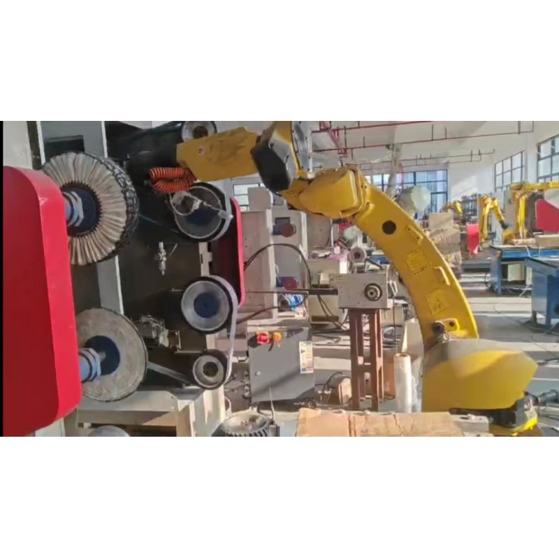 Robotic Grinding Cell Designed for Stable Operation and Superior Surface Finishing of Zinc Alloy Bathroom Hardware Accessories