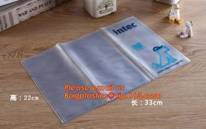 Buy cheap Customized Plastic Zipper File Folder Bag, PVC Slider Zip Closure A4 Paper Folder Files Bag, plastic document folder product