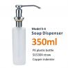 Buy cheap 350ml Built In Soap Dispenser Kitchen Sink PE Plastic Bottle Copper Indenter Pe from wholesalers