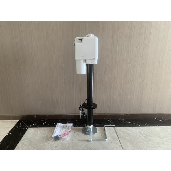 White A Frame Electric Trailer Jack 3500lbs With Dual Lights For Caravan