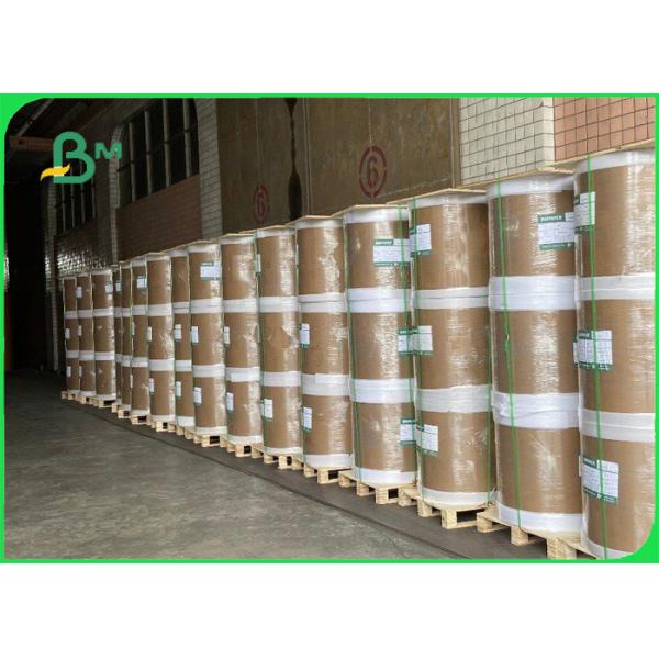 75gsm Self adhesive Thermal Label Roll Paper For Barcode Stickers Waterproof