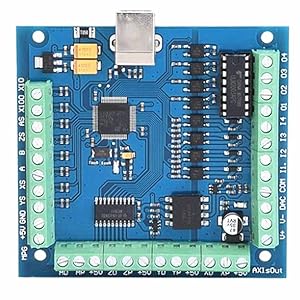 Dual Shaft CNC Controller Kit MACH3 Nema23 Stepper Motor USB 4 Axis 112mm