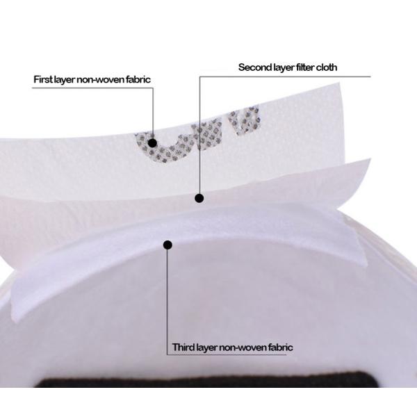 Head Mounted Cup Disposable Dust Mask , Disposable Activated Carbon Mask
