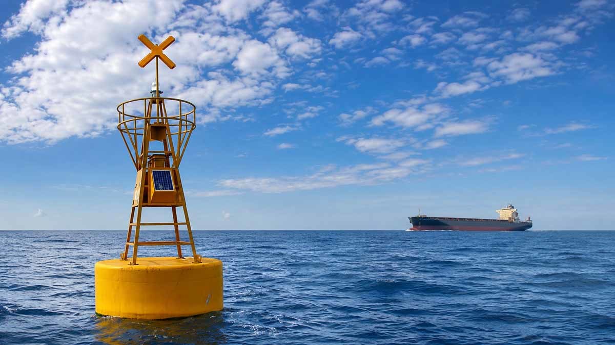 2400 mm High-Buoyancy Polyurethane Elastomer Navigation Buoy for Channel and Offshore Marking