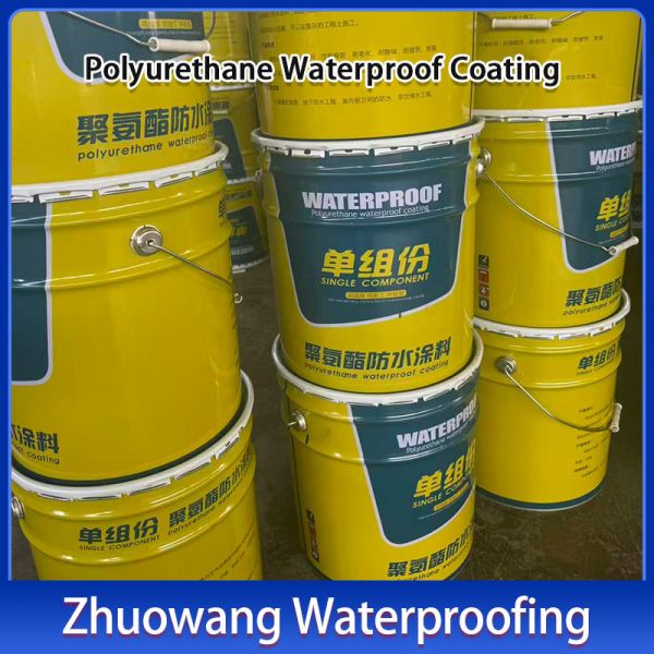 24 Hours Curing Liquid Polyurethane Roofing Single Pack Seepage Prevention For Wall Roof And Toilet Bath Zones