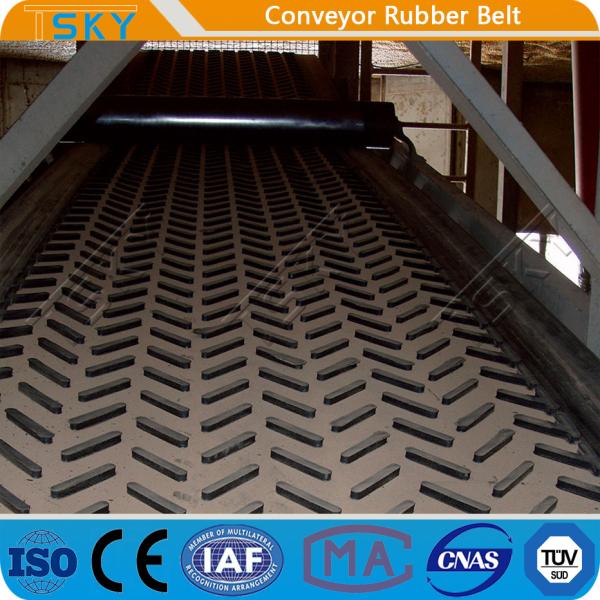 Diamond Grooved Rubber Conveyor Belt Diamond Rubber Sheet