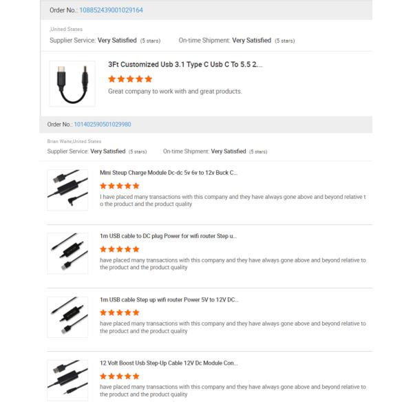 5V to 12V USB Converter Cable for Router Fast Charge