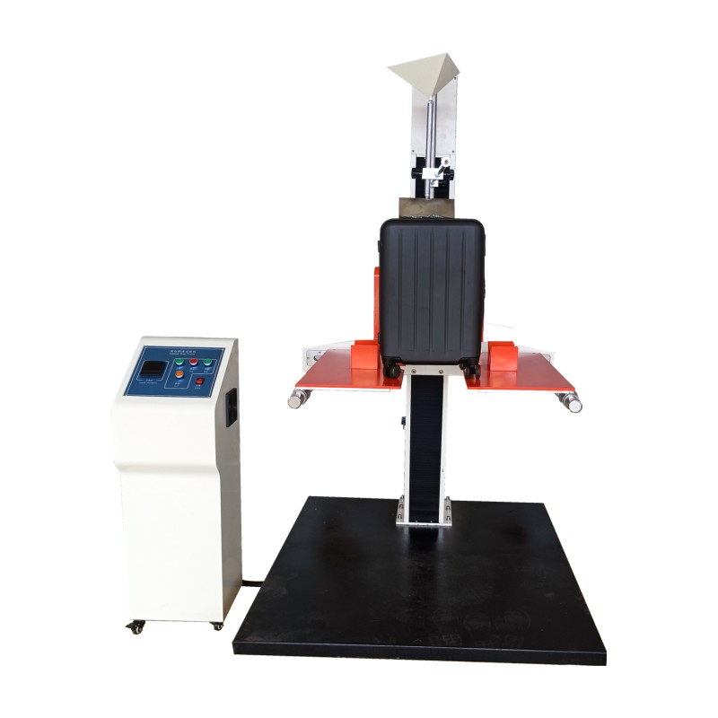 Luggage Drop Tester Evaluates Corner/Edge/Flat Surface Durability Under Impact