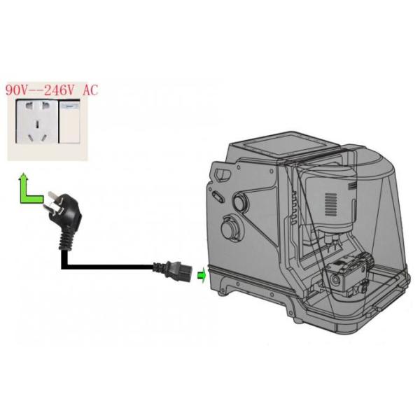 V4.0.1 Version Car Key Cutting Machine By Code , 12 Voltage VW Key Cutting Machine