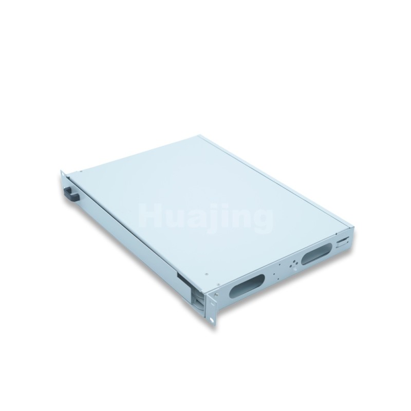 Plastic Handle Rack Mount Fiber Termination Box Rotary Drawing Type 24 Cores