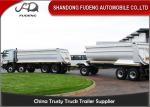 Farming Draw Bar Trailer With Turntable 20 - 50 Tons Loading Capacity