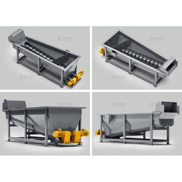 High-efficiency Double-shaft Sinking-Floating Rinse Tank Washing Machine for Plastic Recycling
