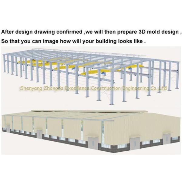 Fire Proof Modern Structural Steel Framing For 4S Car Showroom