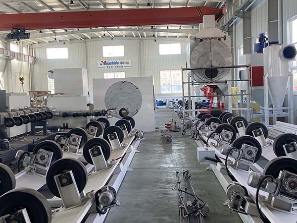 Automatic 3LPE Steel Pipe Anti-Corrosion Coating Line with PLC Control System and CE ISO Certification