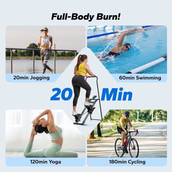 Stair Stepper with Handlebar , Stepper Climber Exercise Machine