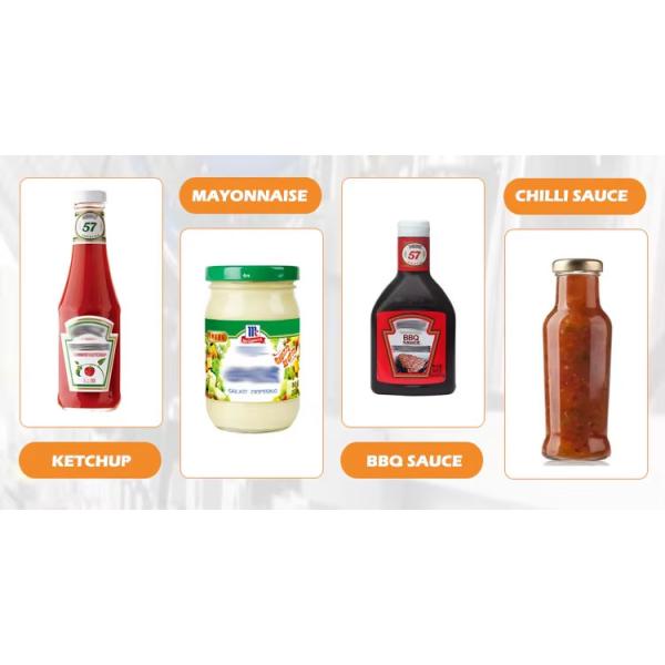 Automatic Volumetric Filling Machine For Sauces And Condiments