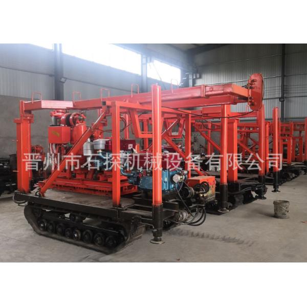 Rotary 100m Crawler-Type Truck Mounted Drill Rig Mining Detection