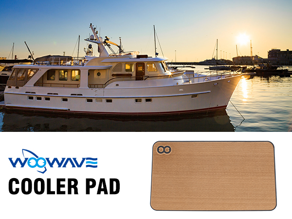 24 inch Adhesive Teak Soft Foam EVA Mat for RTIC 45 Cooler Pad Multifunctional Design