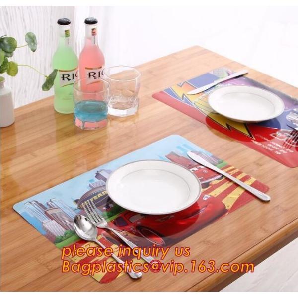Amazon hot Crossweave Woven Non-slip Insulation PVC Placemat Washable Table Mats,Dining Decorative PVC Table Mats Table