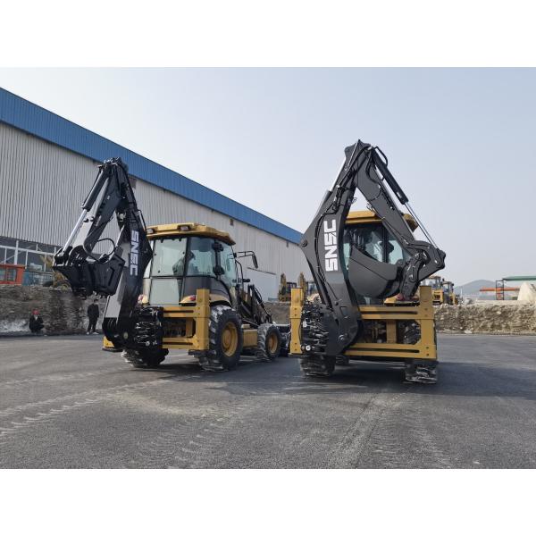 Backhoe Loader Shanmon 388H 4x4 2500kg Excavator Loader Retroexcavadora for Operation