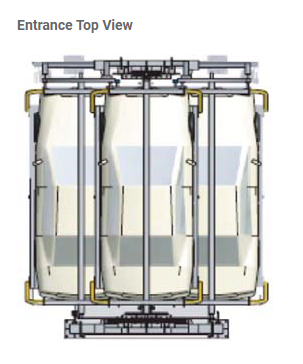 2 Ton Vertical Car Parking System , Automatic Parking Tower CE