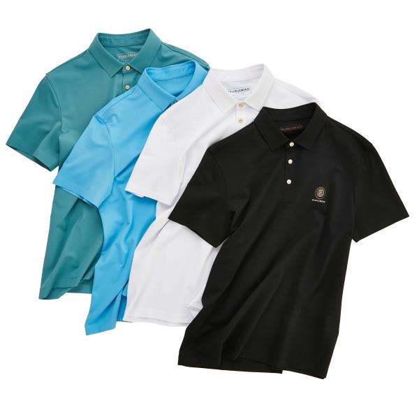 Custom Premium Black White Basic Essential Skin-friendly Wrinkle Free Seamless Polo T-shirt Embroidered Cotton Embossed