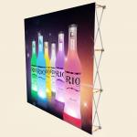 3 X 3 Pop Up Banner Stands With Plastic Buckle Connector Free Carrying Bag