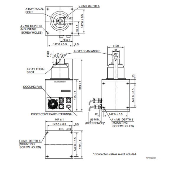 High performance X ray tube for industrial non destructive testing and precise imaging