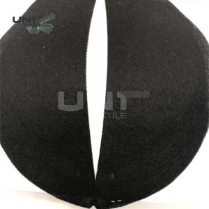 China Cotton Canvas Sewing Womens Shoulder Pads Eco - Friendly Black Color on sale