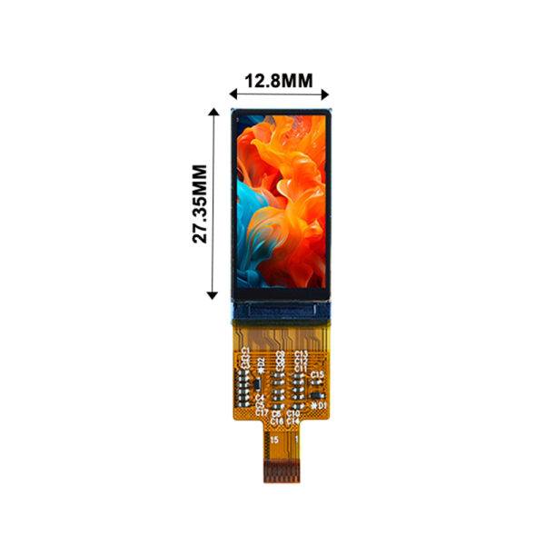 0.95-inch, SH8501-driven serial display with a 120×240 high-definition AMOLED screen