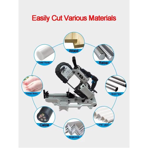 Multifunction Small Fully Automatic Vertical Band Saw Cold Saw Metal Cutting Machine Machine