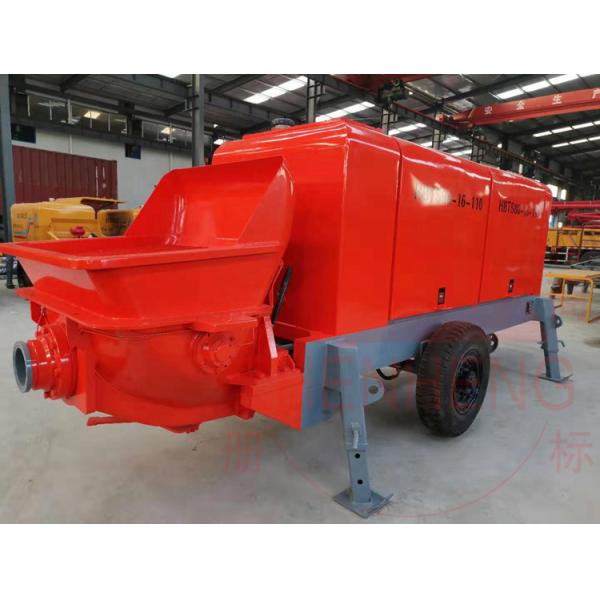 High Maintainability Cement Pump Truck , User Friendly Concrete Pump Trailer