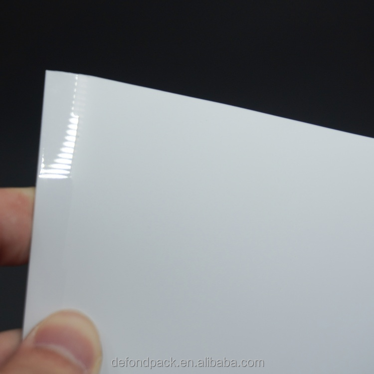 Environment Friendly 0.2mm White Pet Sheet Petg Plastic Pet Sheet for Blister Vacuum Forming Packaging