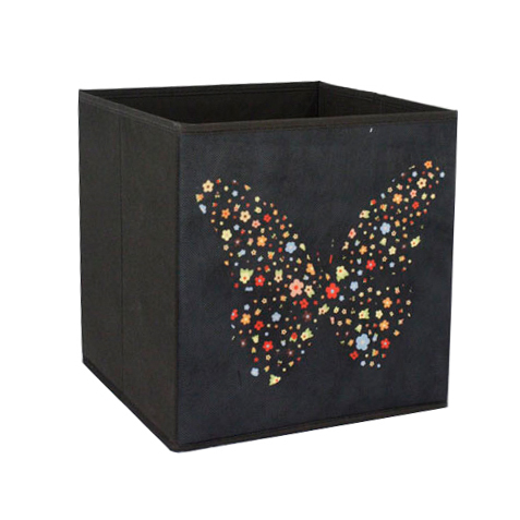 OEM Polyester Fabric Folding Linen Storage Boxes 31*31*31CM