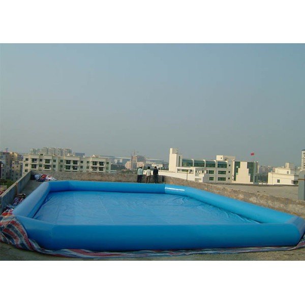 Durable Small Inflatable Deep Pool 0.9mm PVC Tarpaulin Easy To Clean