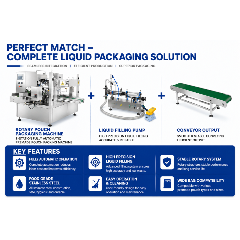 Automatic Liquid Premade Pouch Packing Machine