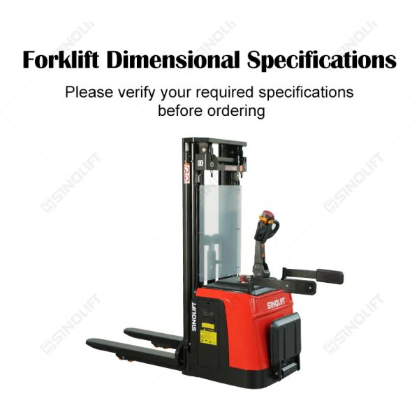 CDD16P-Li / CDD20P-Li Stand-On Pallet Stacker With Wide-View Mast