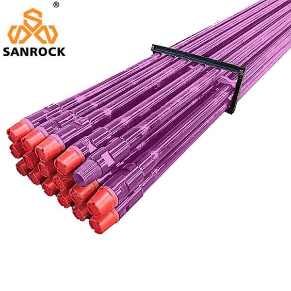 API Thread Drill Rod Nitriding Treatment DTH Drilling Pipe 76mm 3m Mining Drilling Rod